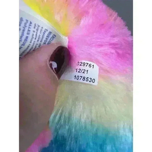 Build-A-Bear Workshop Rainbow Teddy Bear Plush 16" Multicolor - Picture 6 of 7